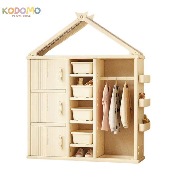 Kodomo Playhouse - House Storage with Wardrobe