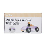 Anko Wooden Purple Sportscar