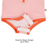 Zoocchini Girls Sleeveless One Piece Solid Swimsuit
