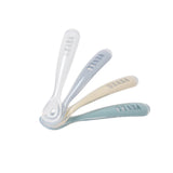 Beaba Set of 4 Ergonomic 1st Age Silicone Spoon