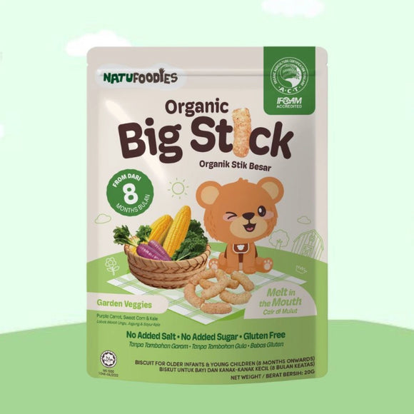 Natufoodies Organic Big Stick (8 months up)