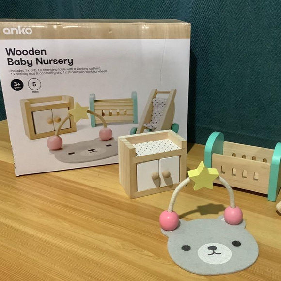 Anko Wooden Baby Nursery - Main Image