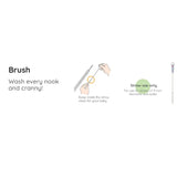 Richell LO Straw Brush