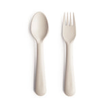 Mushie Dinnerware Fork & Spoon Set