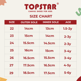 Topstar Ergonomic Kids Canvas Shoes (Model: 1223)