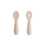 Mushie First Feeding Baby Spoons 2-Pack