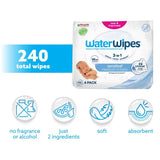 WaterWipes Biodegradable Pack of 4  x 60 pulls