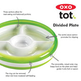 OXO Tot Divided Plate with Removable Training Ring