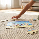 Artlings Bluey 4-Pack Cardboard Puzzles