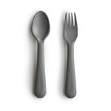 Mushie Dinnerware Fork & Spoon Set