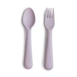 Mushie Dinnerware Fork & Spoon Set