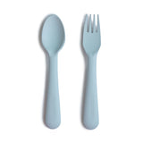 Mushie Dinnerware Fork & Spoon Set