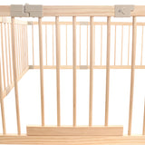 Olive & Cloud Wooden Playpen