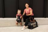 Childhome Mommy Bag Nursery Bag - Black/Gold