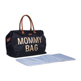 Childhome Mommy Bag Nursery Bag - Black/Gold