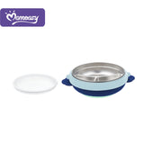 Momeasy Stainless Steel Insulated Feeding Plate