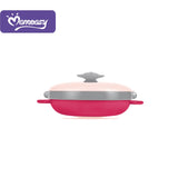 Momeasy Stainless Steel Insulated Feeding Plate