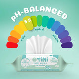 Tini Baby Wipes Alcohol-Free Anti-Bacterial 24's