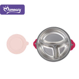 Momeasy Stainless Steel Insulated Feeding Plate