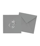 Dooky Gift Set: White Triple Frame Handprint & Memory Box