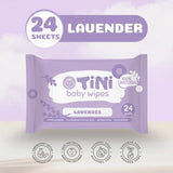 Tini Baby Wipes Alcohol-Free Anti-Bacterial 24's