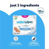 WaterWipes Biodegradable Pack of 4  x 60 pulls