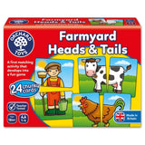 Orchard Toys - Farmyard Heads and Tails Game