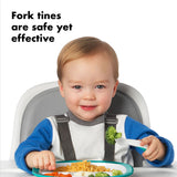 OXO Tot On-the-Go Plastic Fork and Spoon Set with Traveling Case