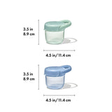 OXO Tot Snack Cup with Lid 2 Pack – Opal and Dusk