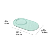 OXO Tot Textured Suction Plate – Opal