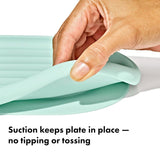 OXO Tot Textured Suction Plate – Opal