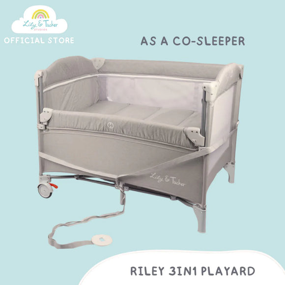 Lily and Tucker Riley 3-in-1 Convertible Pack and Play (Crib, Playpen, Co-sleeper)