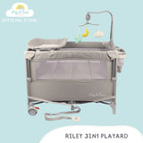 Lily and Tucker Riley 3-in-1 Convertible Pack and Play (Crib, Playpen, Co-sleeper)