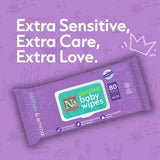 Nathan & Emma Sensitive Baby Wipes with Aloe