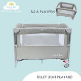 Lily and Tucker Riley 3-in-1 Convertible Pack and Play (Crib, Playpen, Co-sleeper)