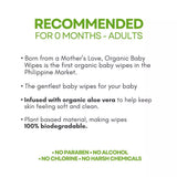 Organic Baby Wipes 80's