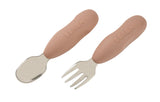 Beaba Set of 2 Stainless Steel Pre-Cutlery