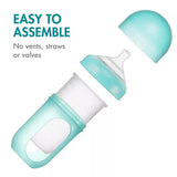 Boon Set of 3 Nursh Silicone Baby Feeding Bottle (with Pouches) 8oz