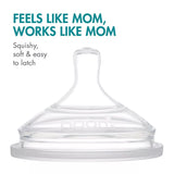 Boon Set of 3 Nursh Silicone Baby Feeding Bottle (with Pouches) 8oz
