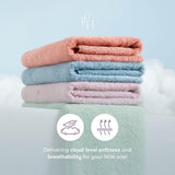 Kottn Cloud by Little Palmerhaus - 100% Cotton Airsoft Baby/Toddler Towel