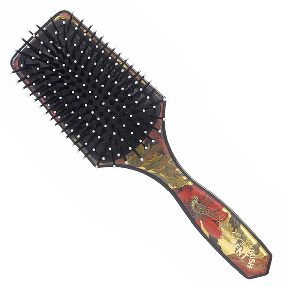 KENT Small Floral Cushioned Paddle Brush
