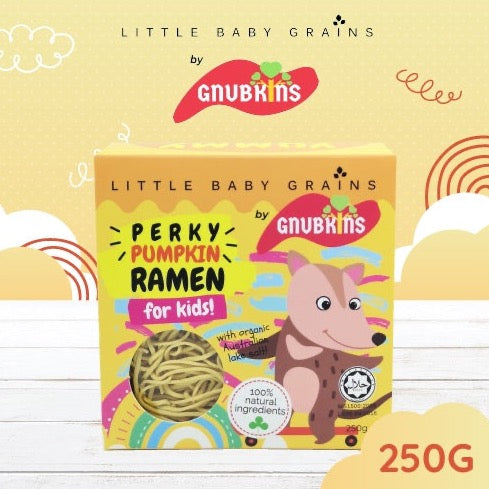 GNUBKINS Perky Pumpkin Ramen for Kids( 12 MONTS UP)