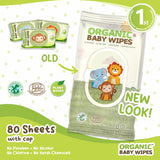 Organic Baby Wipes 80's