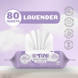 Tini Baby Wipes Alcohol-Free Anti-Bacterial 80's