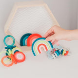 Suavinex Rainbow Silicone Teether