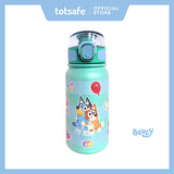 Totsafe Bluey Pop-Up Spout Insulated Bottle 400mL (Sticker Collage)