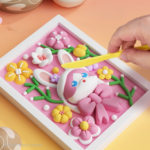 ArtKids Air Dry Soft Claydough Photo Frame