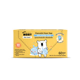 Moby Disposable Diaper Bags - 60 Bags