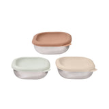 Beaba Set of 3 Stainless Steel Meal Box