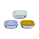 Beaba Set of 3 Stainless Steel Meal Box